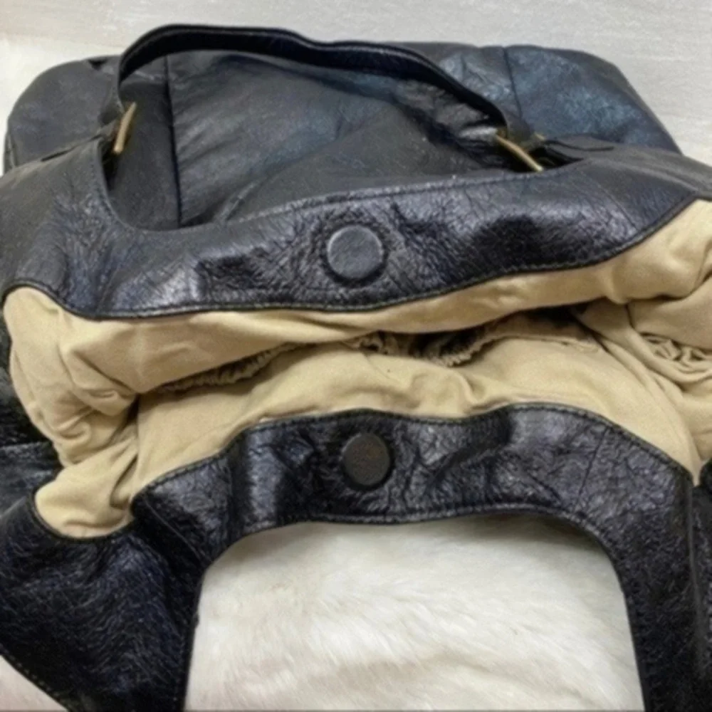 Elliott Lucca Sintra Soft Leather Large Tote Color Black
